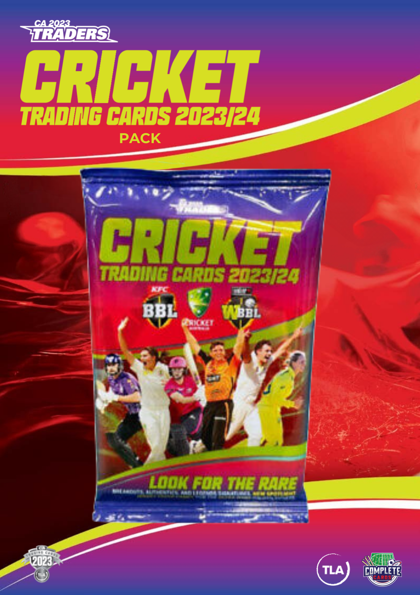 2023-24 TLA Traders Cricket Australia Retail - Pack