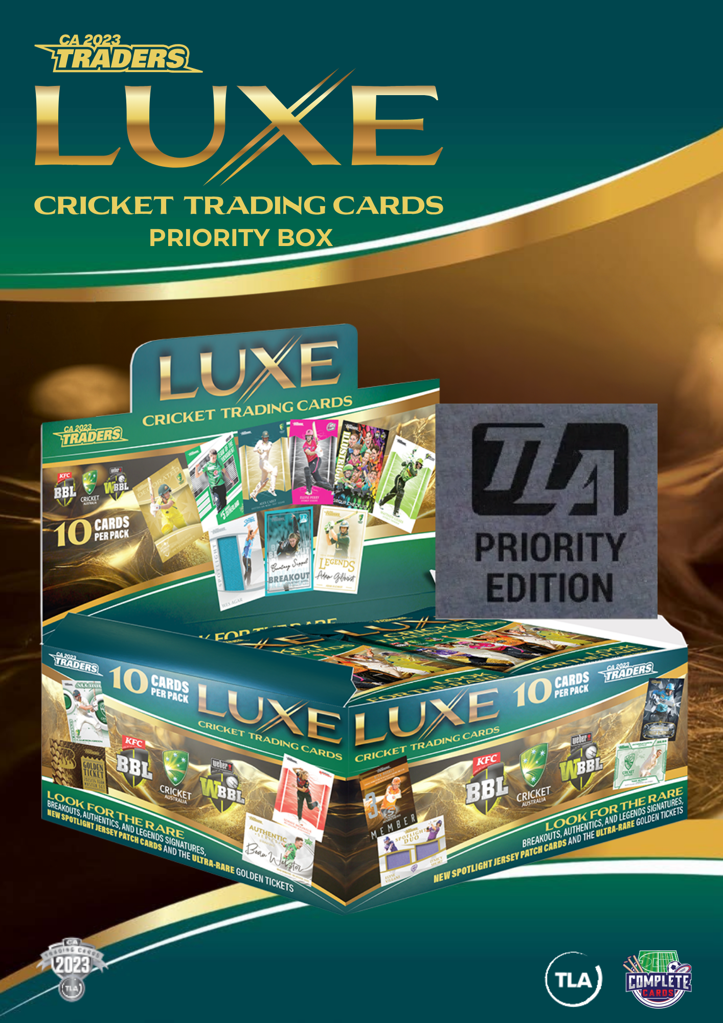 2023-24 TLA Traders Cricket Australia Luxe - Priority Box