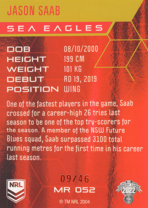 Jason Saab back