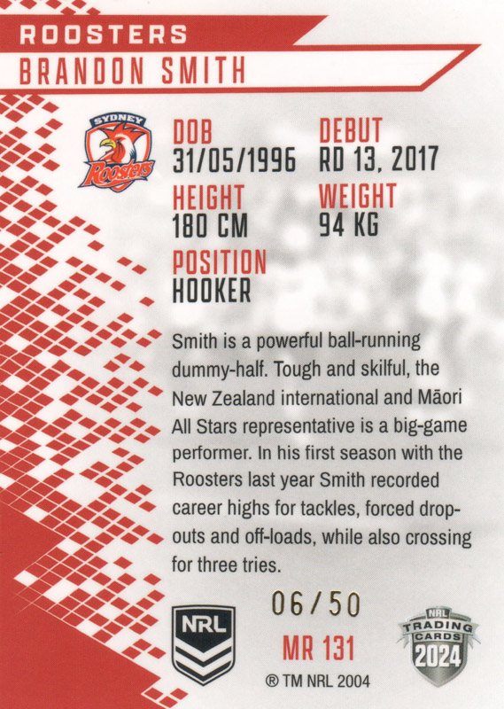 Brandon Smith back