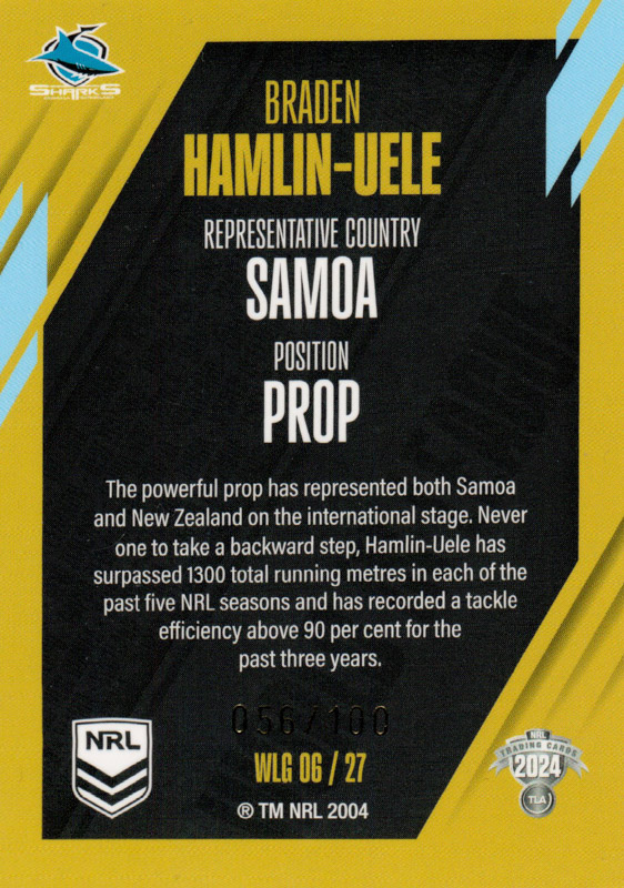 Braden Hamlin-Uele back