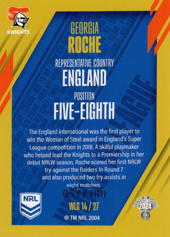 Georgia Roche back