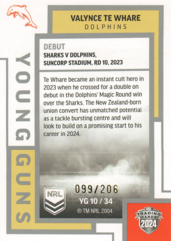 Valynce Te Whare back