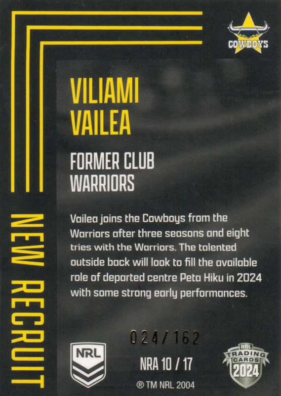 Viliami Vailea back