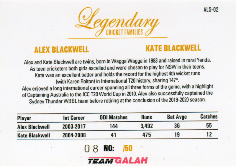 Alex Blackwell & Kate Blackwell - Design 2 back