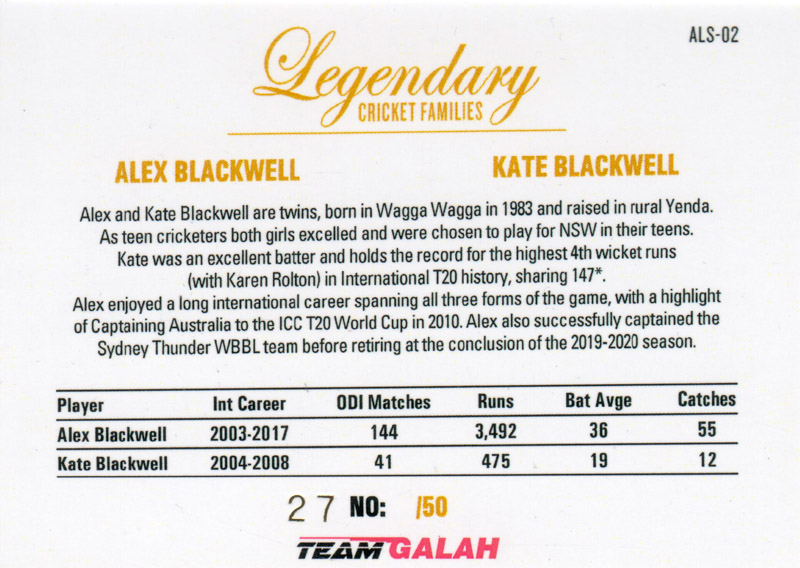 Alex Blackwell & Kate Blackwell - Design 2 back