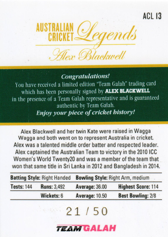Alex Blackwell back