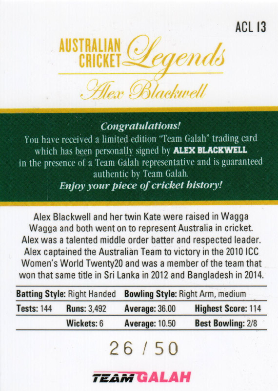 Alex Blackwell back