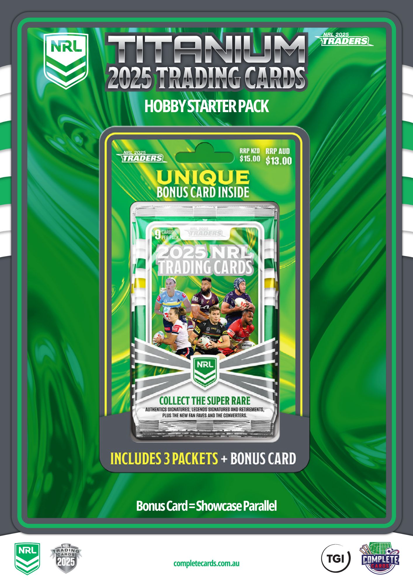 2025 NRL Traders Titanium - Starter Pack