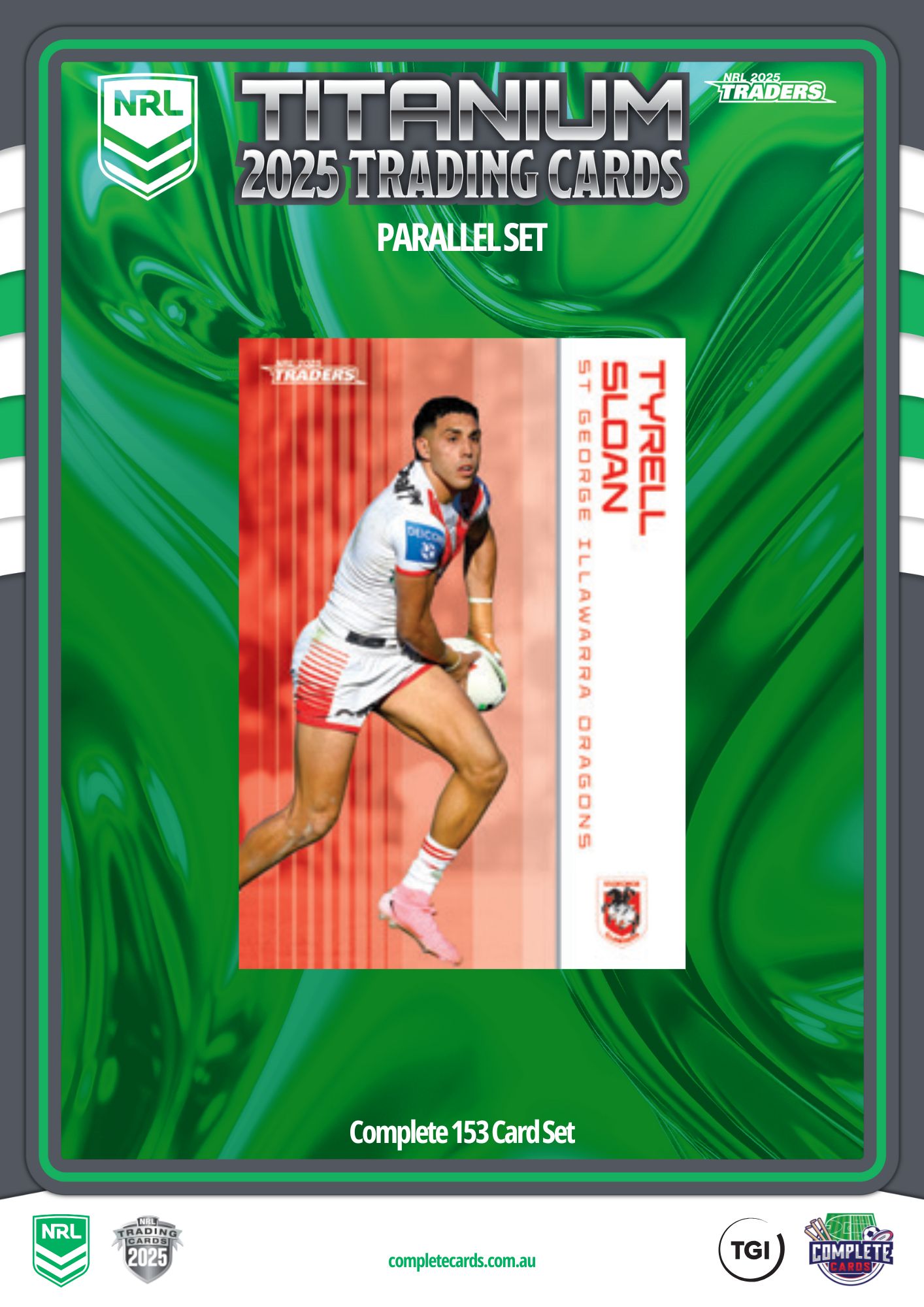 2025 NRL Traders Titanium - Parallel Set