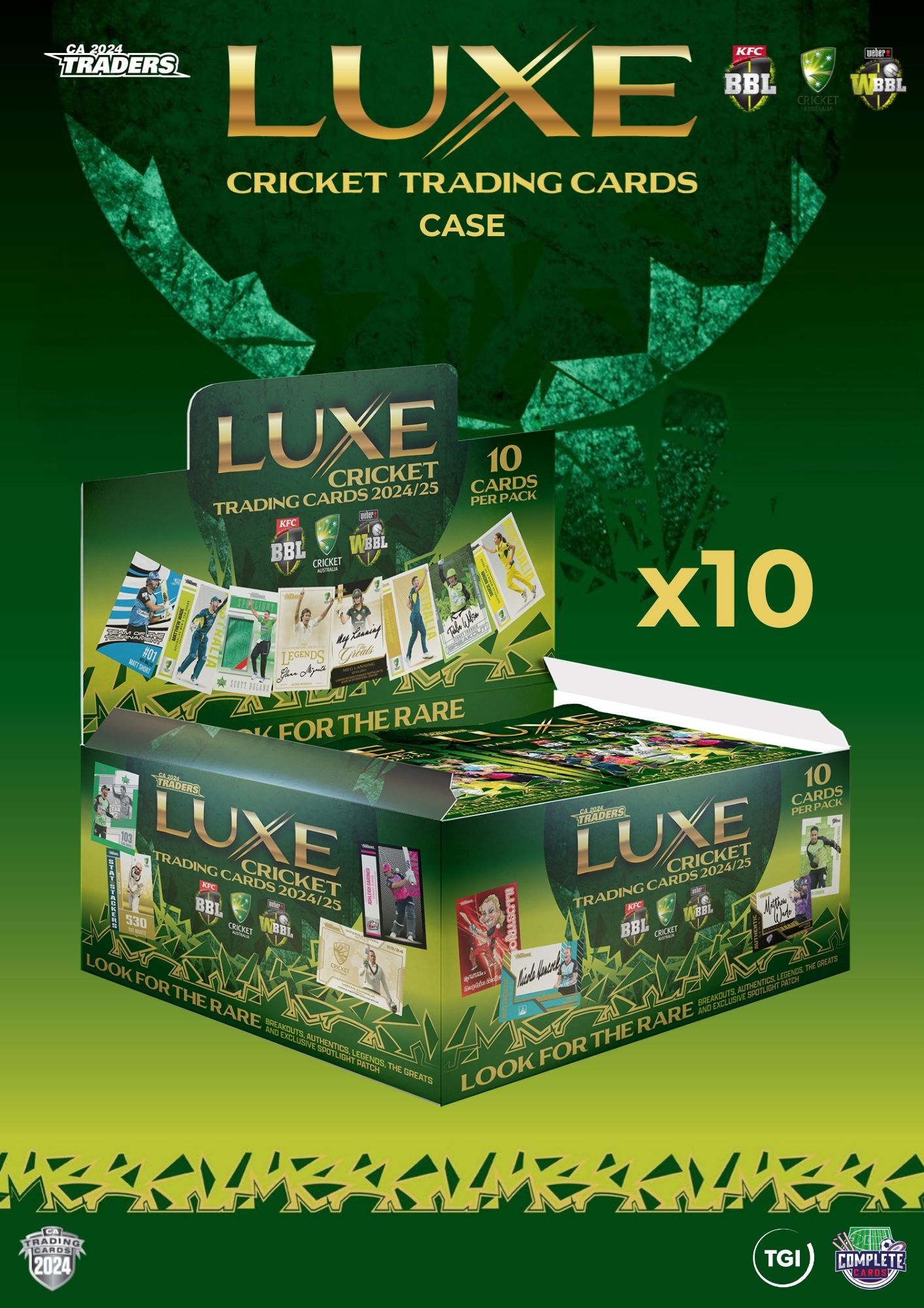 2024-25 TGI Traders Cricket Australia Luxe - Case