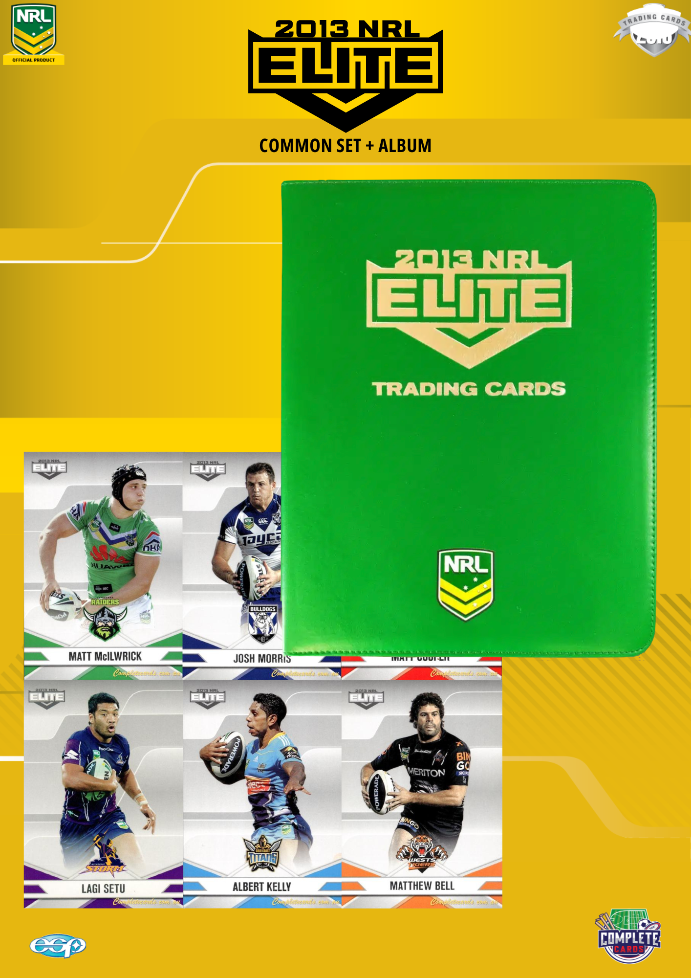 2013 NRL Elite - Common Set + Album
