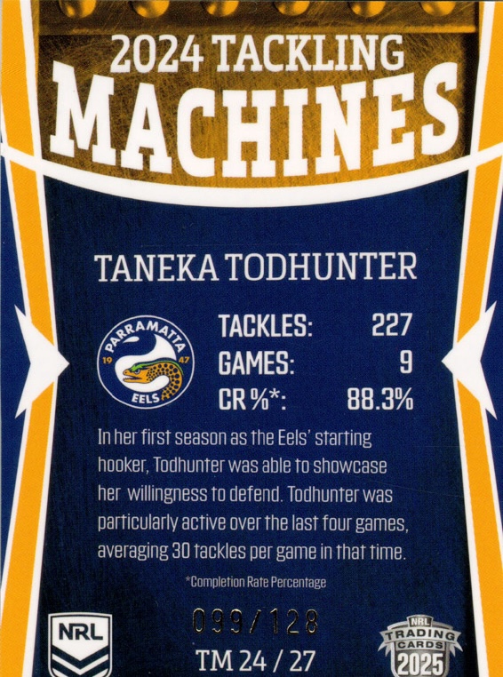 Taneka Todhunter back