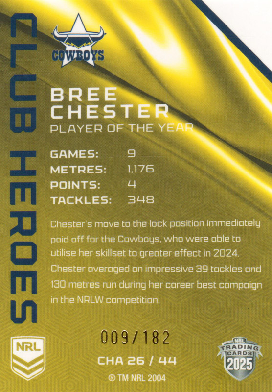 Bree Chester back