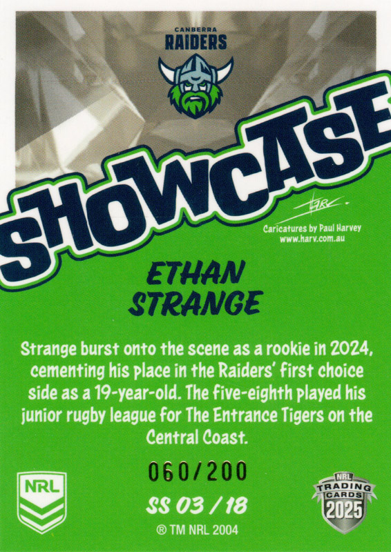 Ethan Strange back