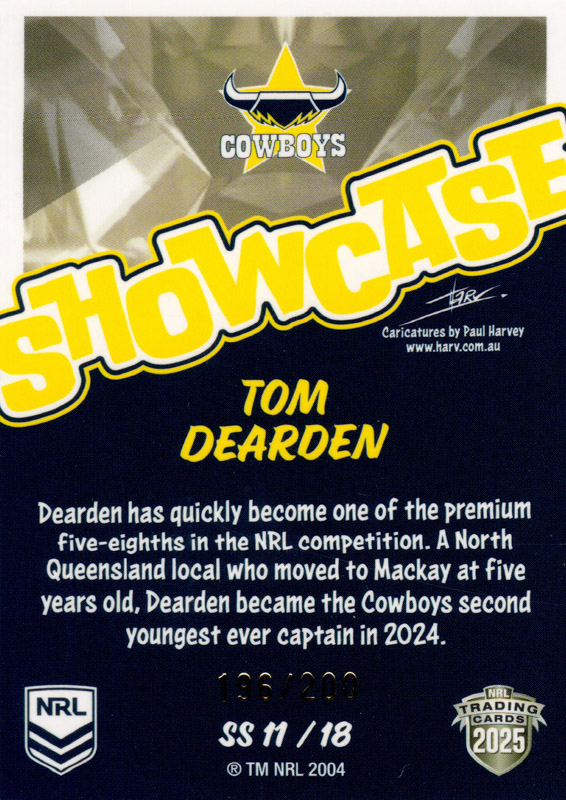 Tom Dearden back