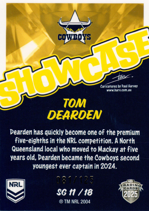 Tom Dearden back