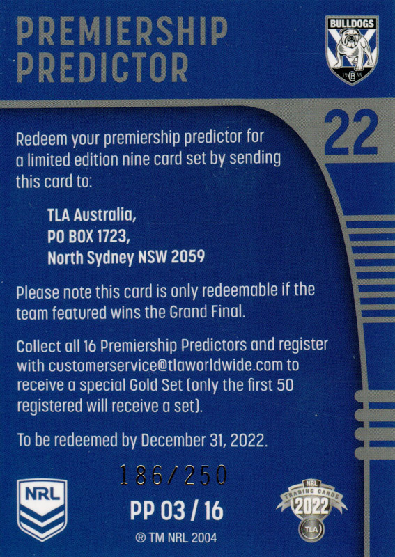 Canterbury-Bankstown Bulldogs back