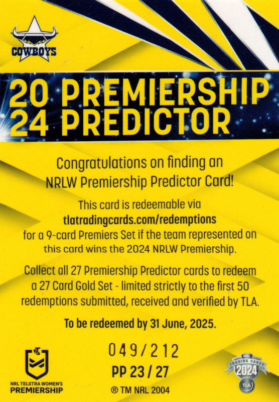 North Queensland Cowboys (W) back