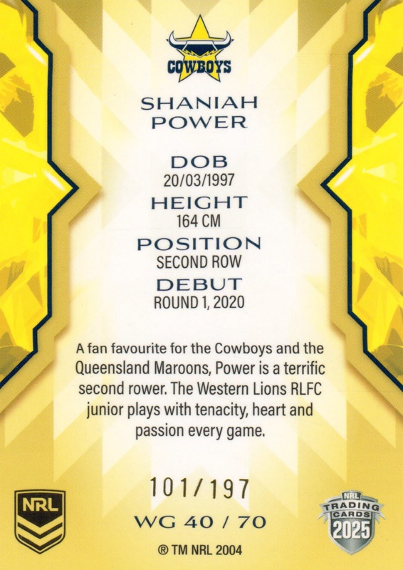 Shaniah Power back