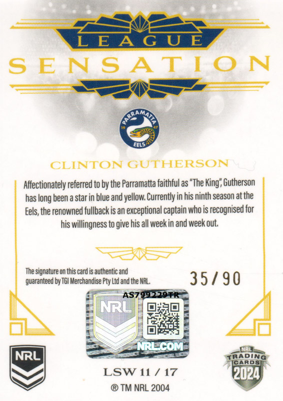 Clinton Gutherson back