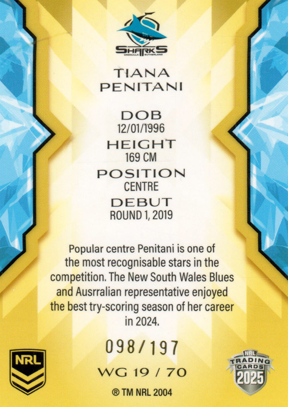 Tiana Penitani back