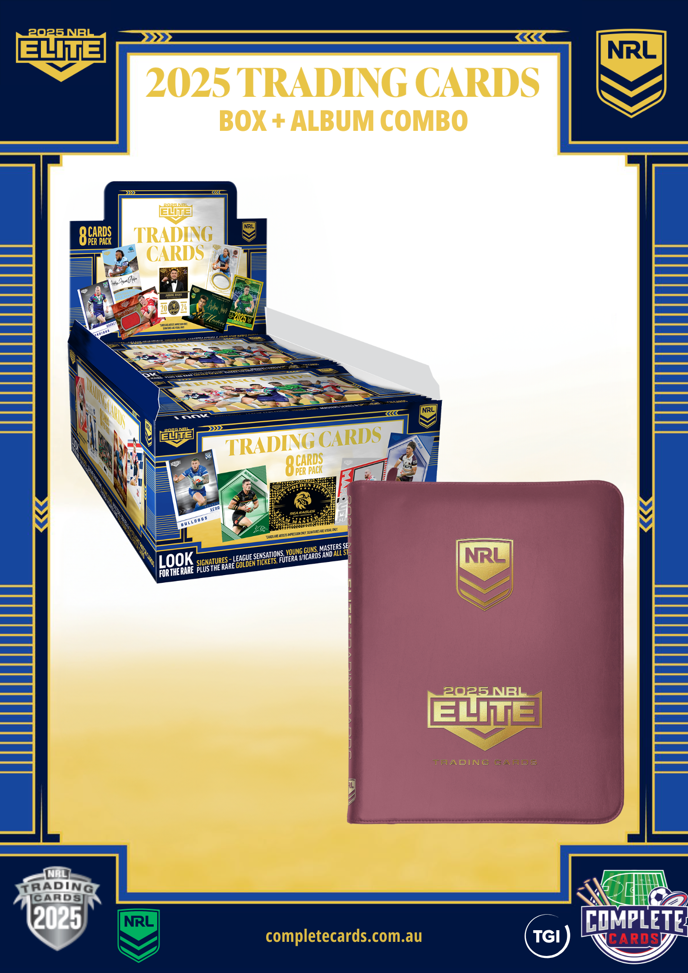 2025 NRL Elite - Box + Album