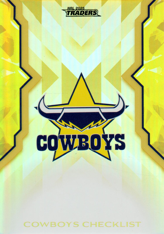 North Queensland Cowboys Checklist