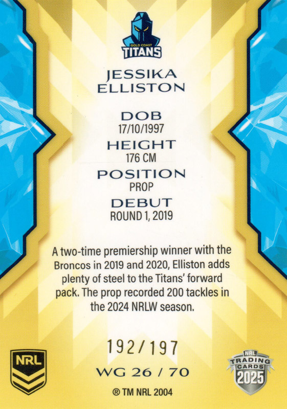 Jessika Elliston back