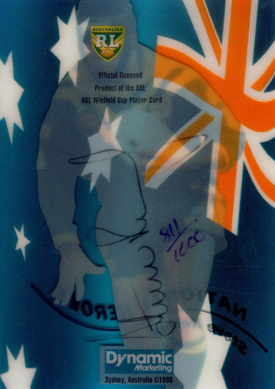Steve Renouf back