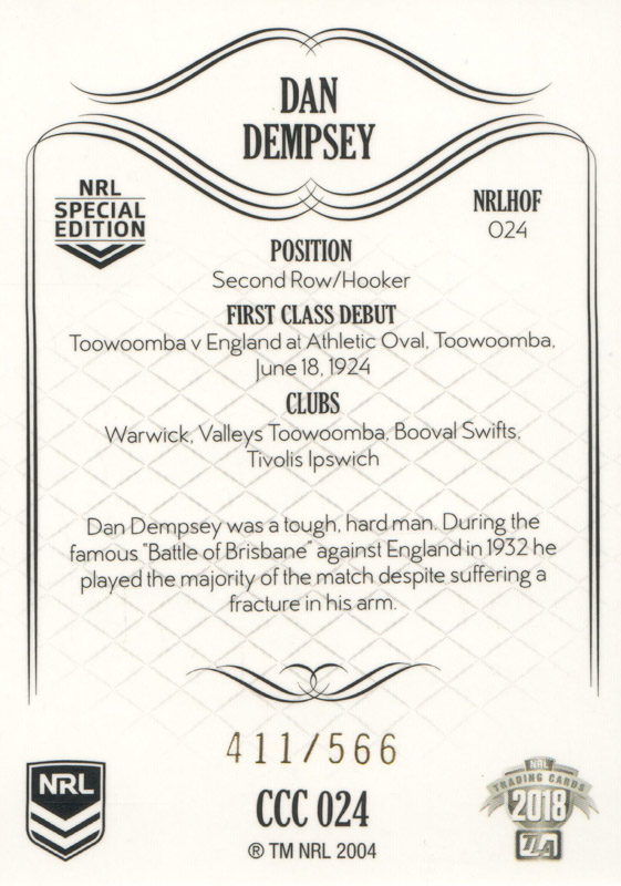 Dan Dempsey back