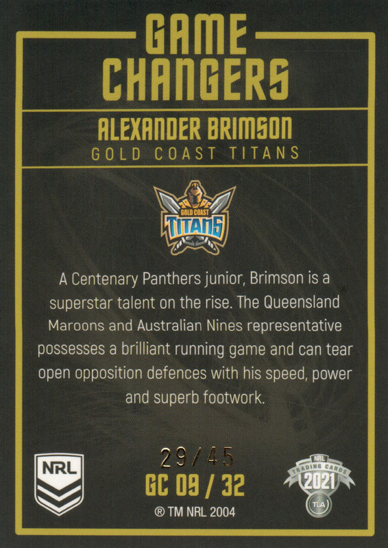 Alexander Brimson back