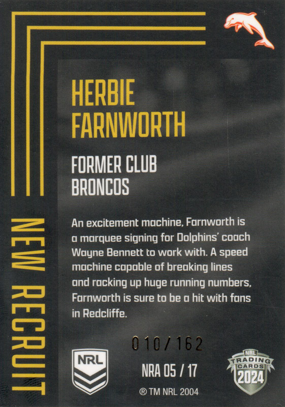 Herbie Farnworth back
