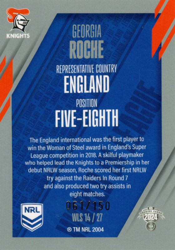 Georgia Roche back