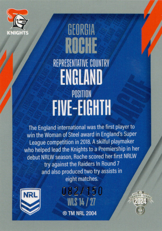 Georgia Roche back