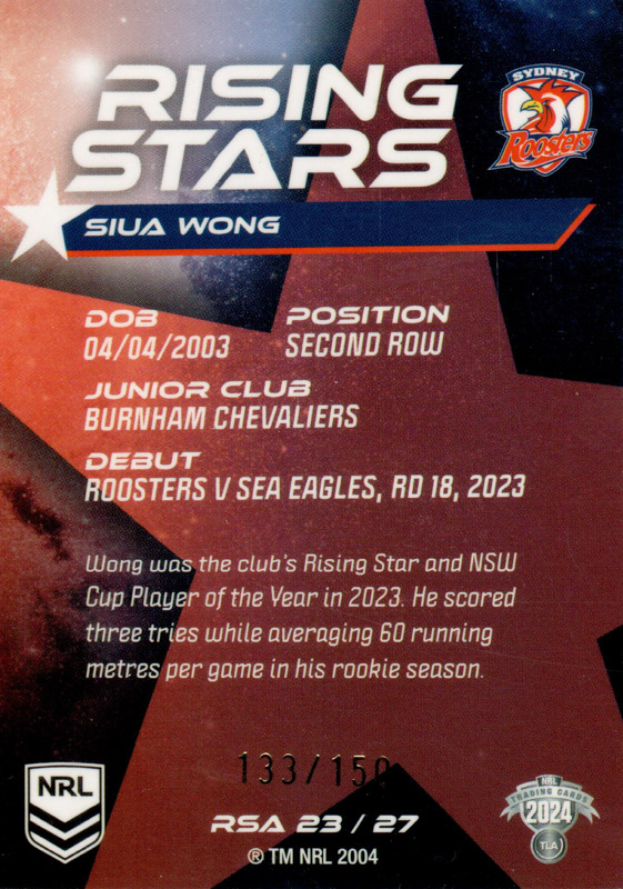 Suia Wong back