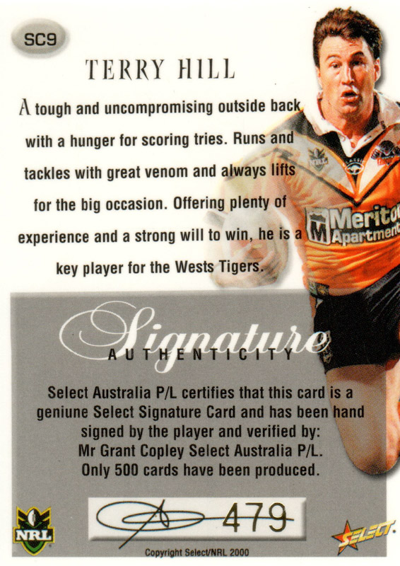 Terry Hill back