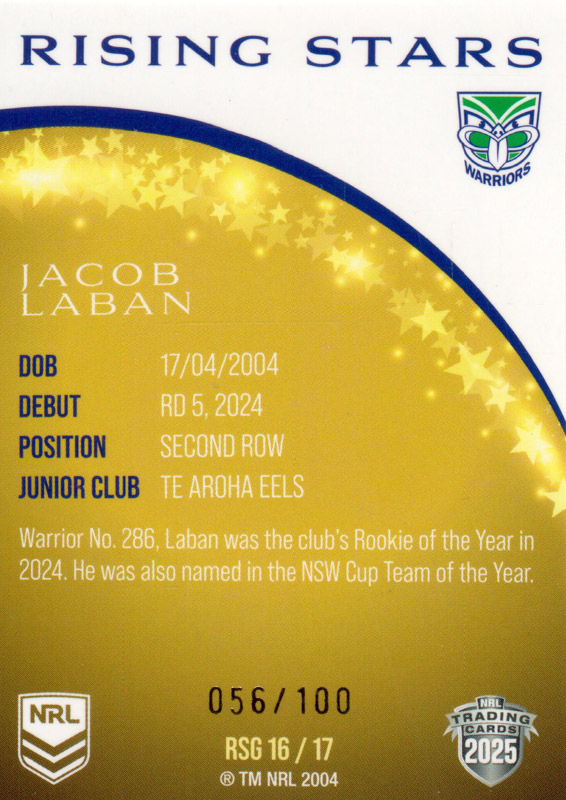 Jacob Laban back