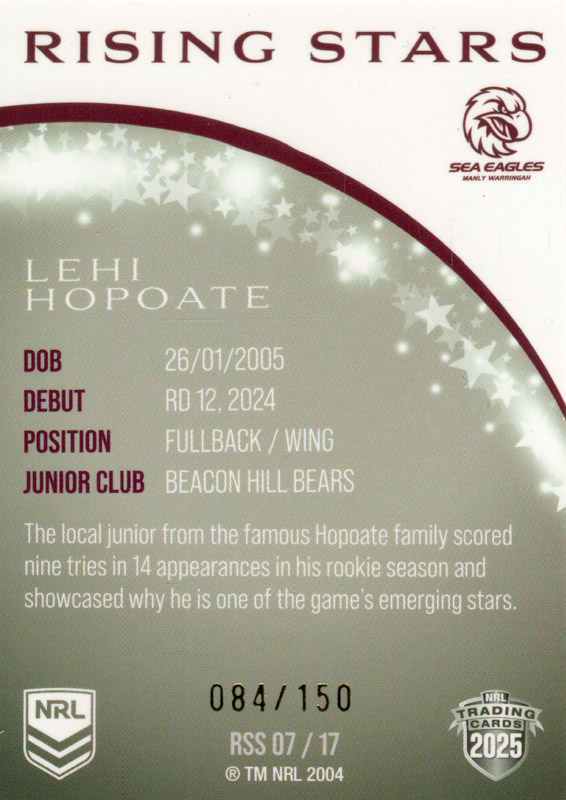 Lehi Hopoate back
