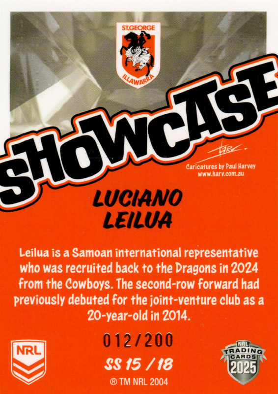 Luciano Leilua back