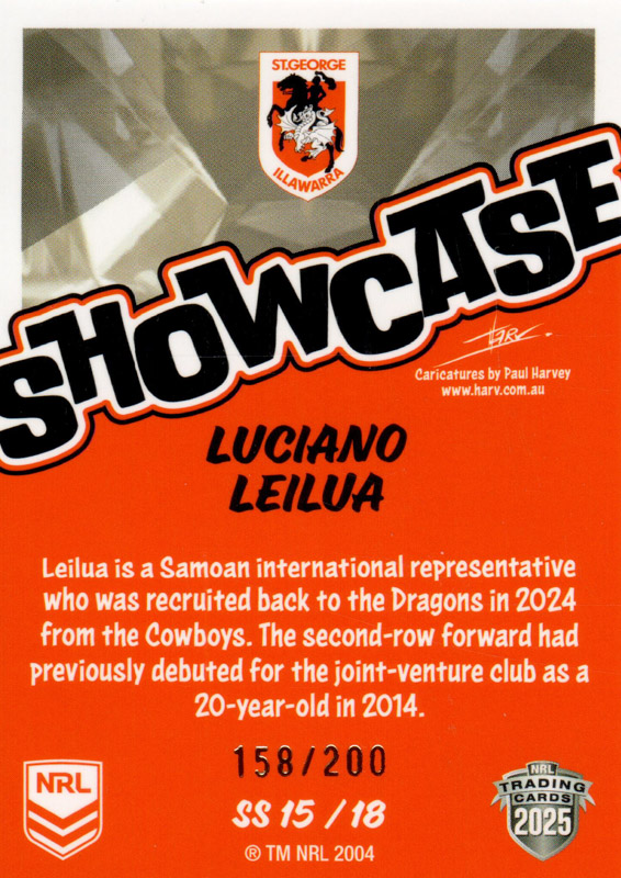 Luciano Leilua back