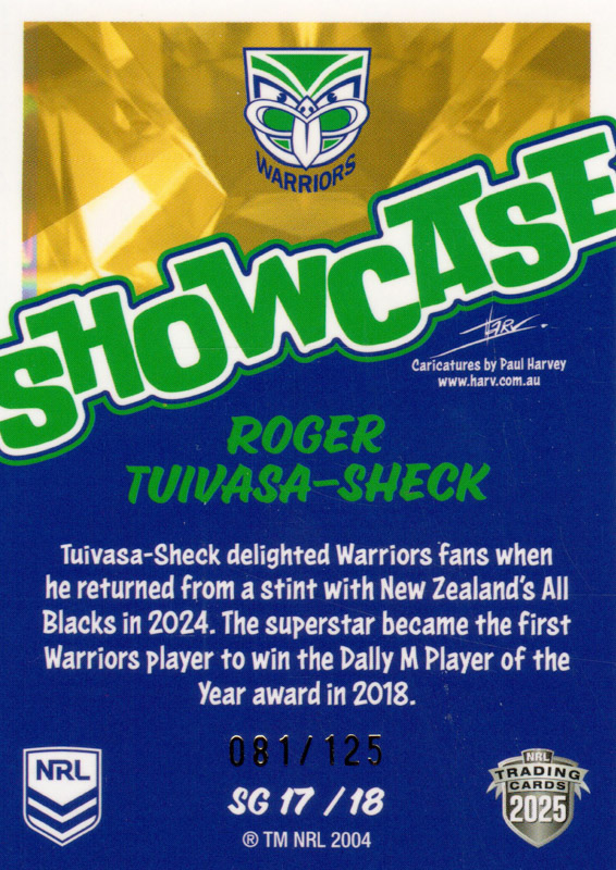 Roger Tuivasa-Sheck back