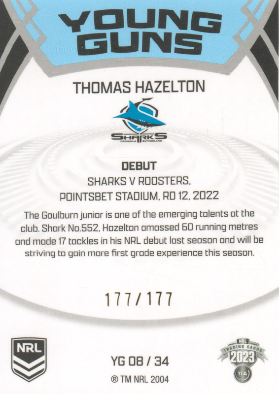 Thomas Hazleton back