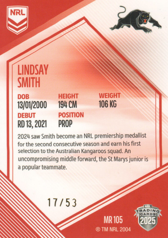 Lindsay Smith back