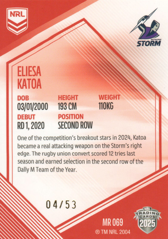 Eliesa Katoa back