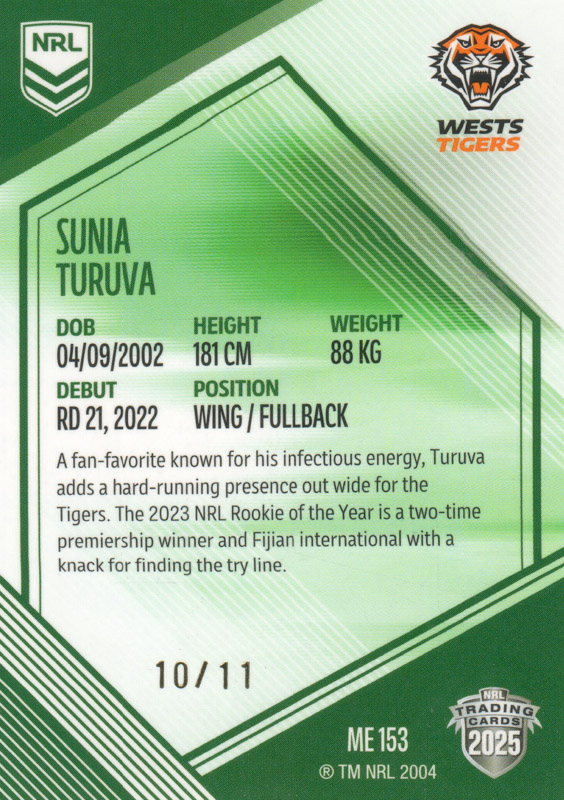 Sunia Turuva back