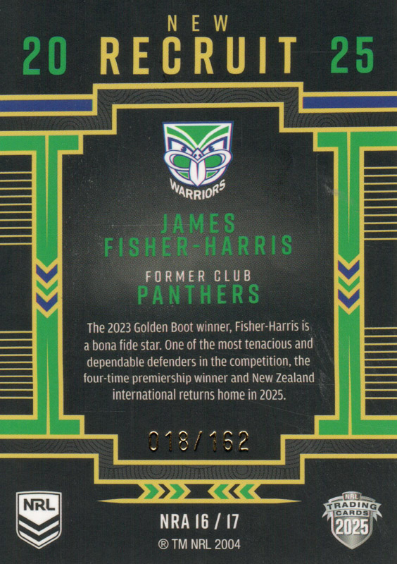 James Fisher-Harris back