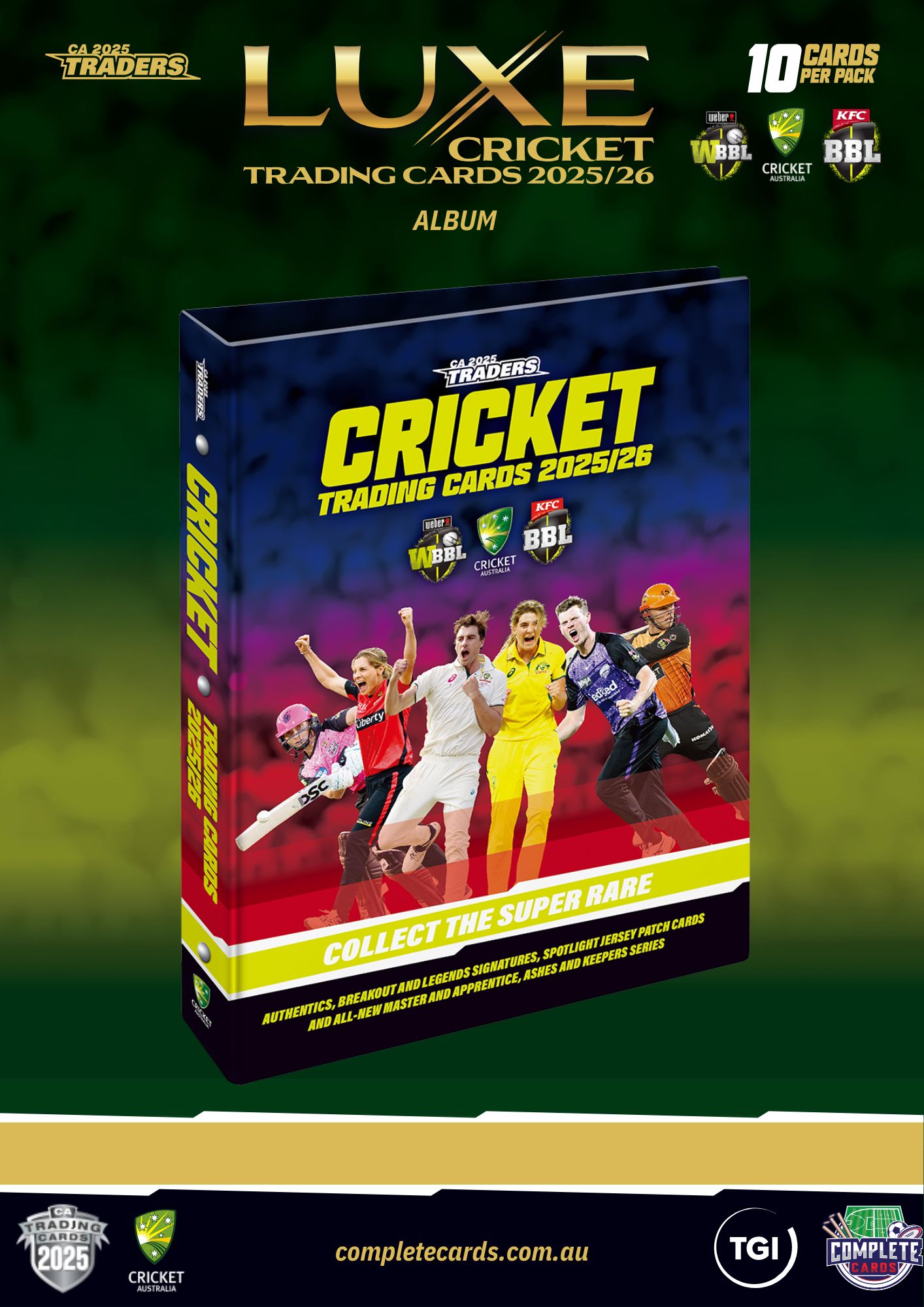 2025-26 TGI Traders Cricket Australia Luxe - Album