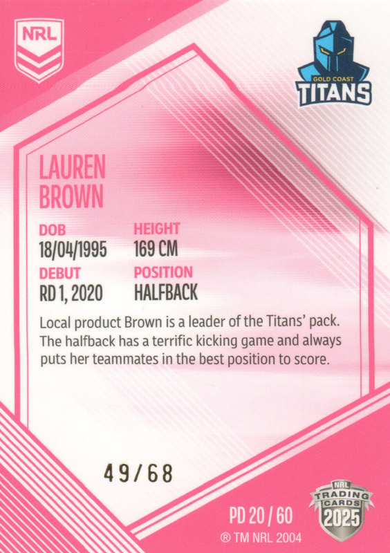 Lauren Brown back