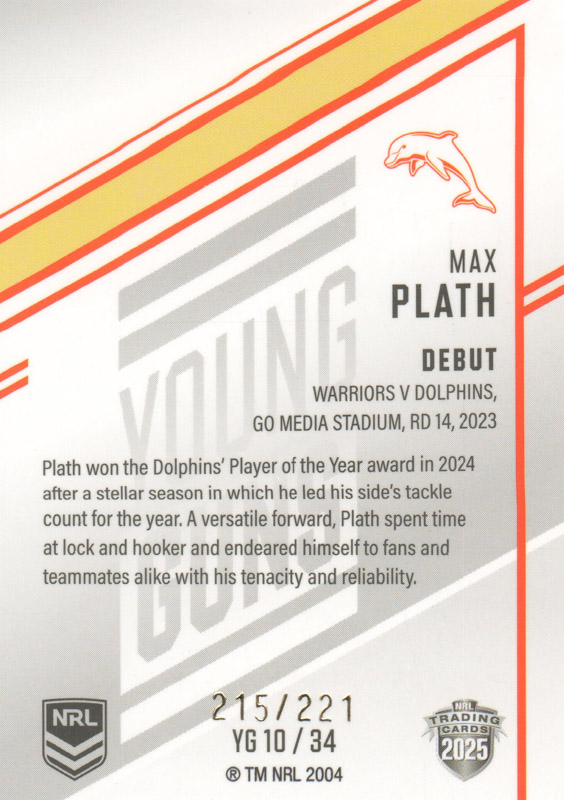 Max Plath back